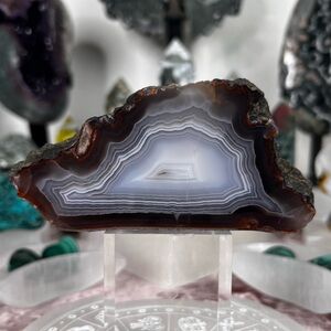 Polished Agate Half  ❄️🐦‍🔥❄️ PAH1